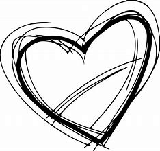 Image result for sketch heart outline