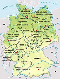 Image result for Germany Map German States