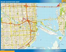 Image result for Downtown Miami FL Map