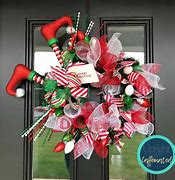 Image result for Deco Mesh Christmas Swags