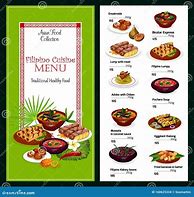 Image result for Filipino Menu Sample