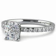 Image result for Moissanite Rings in White Gold