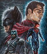 Image result for Batman Superman Art