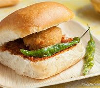 Image result for Vada Pav Top View