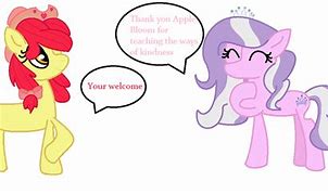 Image result for MLP Diamond Tiara and Apple Bloom Hug