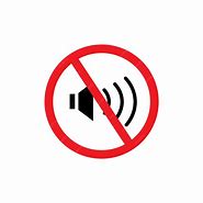 Image result for No Noise Symbol