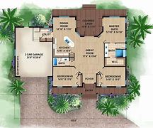 Image result for 1-Story Beach House Plans