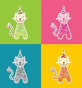 Image result for Cat Drawing Party Hat