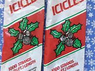 Image result for Old-Fashioned Christmas Tree Icicles