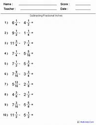 Image result for 7th Grade Math Fractions Worksheet