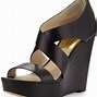 Image result for Black Low Wedge Sandals