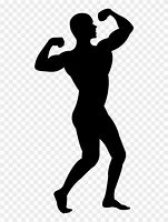 Image result for Muscle Man Silhouette