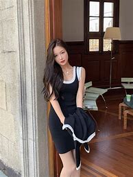 Image result for Jin Kyung Black Dress