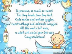 Image result for Baby Boy Congrats Message