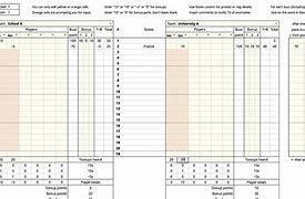 Image result for Scoresheet Real