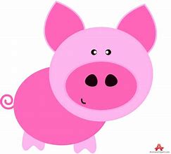 Image result for Pink Kids Pig Cartoon