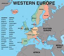 Image result for Detailed Map Western Europe