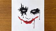 Image result for The Joker Simple Sketch