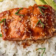 Image result for Pan Fried Salmon Teriyaki