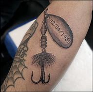 Image result for Fishing Bobber Tattoo