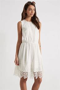 Image result for Off White Peasant Dress