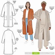 Image result for Ladies Coat Patterns