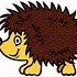 Image result for Hedgehog Outline