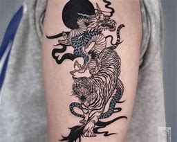 Image result for Korean Tiger Tattoo