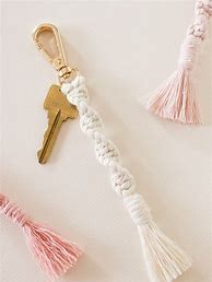 Image result for Macrame Keychain