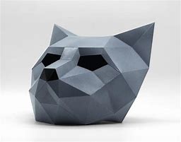 Image result for Cat Mask Made with Paper