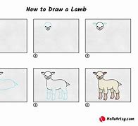 Image result for How to Draw a Lamb