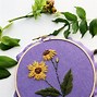 Image result for Monochrome Embroidery Flowers