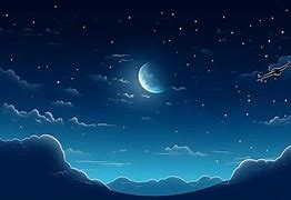 Image result for Anime Moon Sky