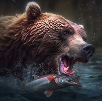 Image result for Bear with Fish