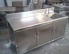 Image result for Stainless Steel Sink Table