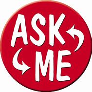 Image result for Ask Me Clip Art