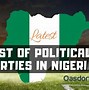 Image result for Nigeria Political Parties and Logo