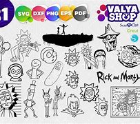 Image result for Rick and Morty Shirt SVG