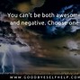 Image result for No Negative Thoughts Quotes