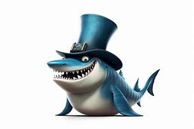 Image result for Shark with Top Hat