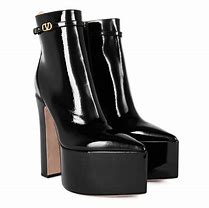 Image result for Valentino Black Boots Platform