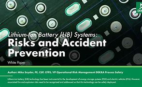 Image result for Lithium Ion Battery Safety in Tens Unit