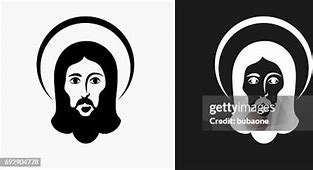 Image result for Jesus Icon Black and White