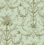 Image result for Green Toile Wallpaper