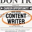 Image result for Newspaper Job Advertisement