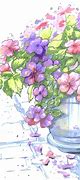 Image result for Sketched Flower Garden