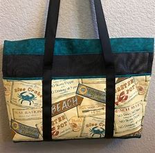 Image result for Beach Themes Tot Bag