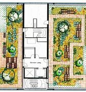 Image result for Roof Garden with White Background Plan