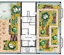 Image result for Roof Garden Top Floor Plan