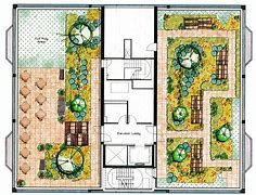 Image result for Roof Garden Plan with Planter Dimension